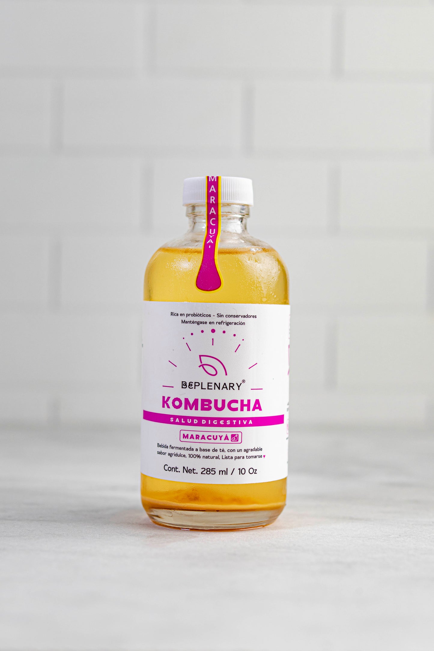 DELICIOSA KOMBUCHA 285 ML. JAMAICA-MARACUYA-JENGIBRE -TAMARINDO